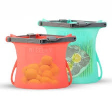 100% airtight & leak-proof seal reusable silicone bag.
Storage friendly and portable, perfect for travellers.