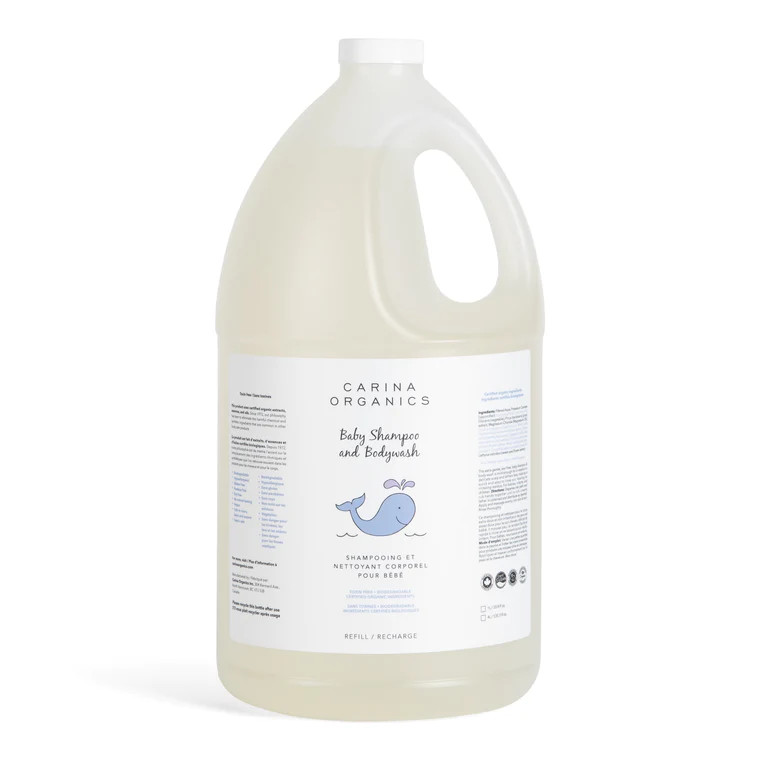 Scented (Sweet Pea): An extra gentle and tear free baby shampoo & body wash formulated with certified organic plant, vegetable, flower and tree extracts and scented with organic sweet pea essence. This formula lathers less, rinses easily, and leaves no irritating residue, making it gentle enough for even a newborn's delicate scalp.