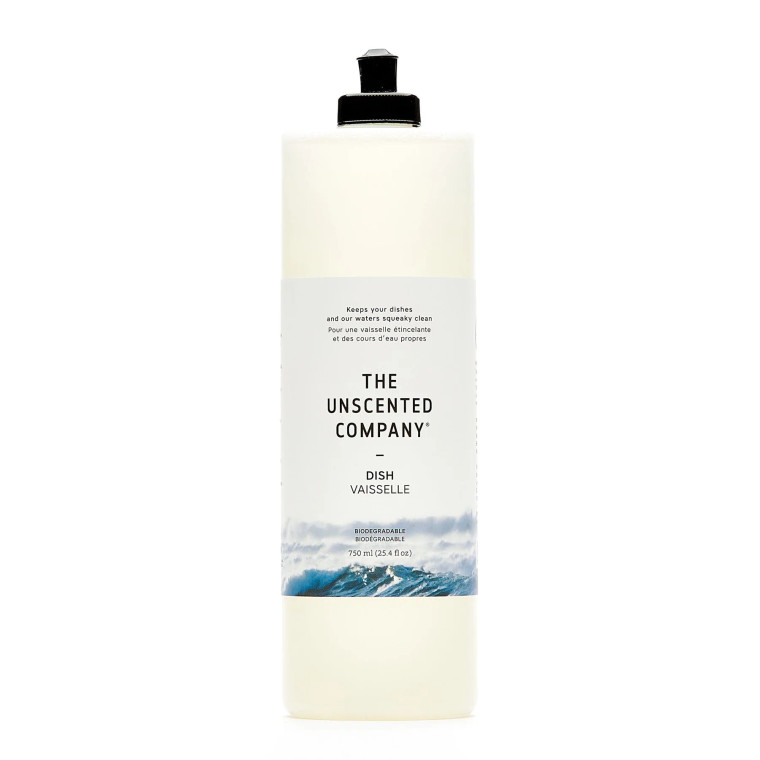 Keeps your dishes and our waterways squeaky clean. This fragrance, dye and phosphate free dish soap is tough on grease. It’s gentle on your hands, but don’t worry—it has plenty of suds to make your dishes, glass and silverware spotless.

Ingredients: Aqua (Water/Eau), Sodium Laureth Sulfate, Dodecylbenzene Sulfonic Acid, Glycerin, Decyl/Undecyl Glucoside, Laureth-9, Alcohol, Benzyl Alcohol, Lauramine Oxide, Trisodium Dicarboxymethyl Alaninate, Ethylhexylglycerin, Tocopheryl Acetate

Certified Leaping Bunny - Never tested on animals

Made in Canada