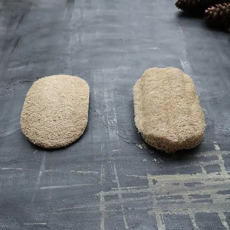 Our unbleached and hand-cut loofah sponge is the best eco friendly dish sponge with 100% natural fibers. This makes it the ideal sponge for dishwashing and cleaning larger surfaces like stove tops and counter spaces with ease. It's completely compostable and the perfect eco-friendly alternative to plastic cleaning tools!