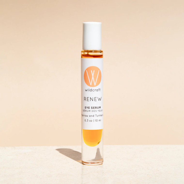 An antioxidant-packed eye serum that targets dark circles and puffiness. Ideal for all skin types.

Hello, bright eyes. This potent serum targets dark circles and puffiness to help moisturize, soothe, and restore a youthful appearance to the delicate skin around your eyes. Formulated with naturally anti-inflammatory turmeric and skin-softening yarrow, this serum is dual-purpose and can be used as a handy spot treatment.

Benefits & Effects: Brightening, Rejuvenating, Firming




Ingredients: Vanilla infused Jojoba oil*, Pumpkin seed oil*, Argan oil*, Elderflower infused Sunflower oil*, Seabuckthorn oil, Frankincense, Geranium*, Spearmint*, Turmeric, Carrot seed, and Yarrow essential oils, Rosemary leaf extract

*organic

Vegan
97% organic
Certified cruelty-free

Size: 0.3oz | 10ml