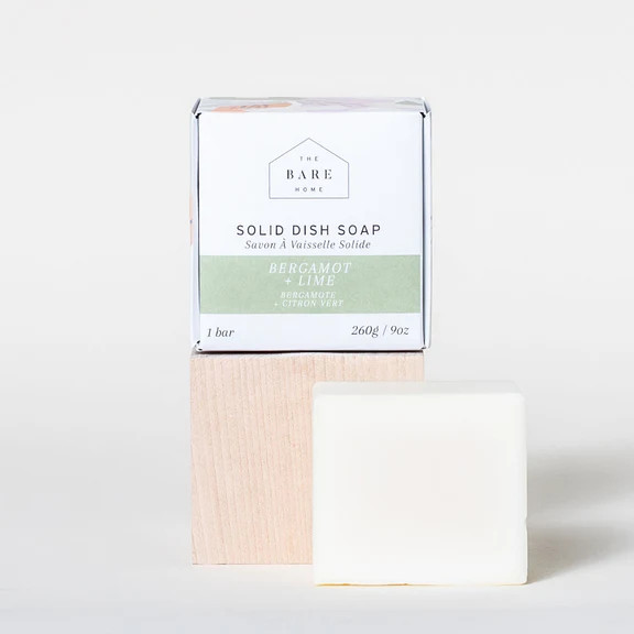 Eco-Sustainable natural cleaning products that are safe for you, your home, and the earth.

Our Solid Dish Soap makes the perfect addition to your dishwashing routine! These plant-powered suds are tough enough to cut stubborn grease and baked-on food.