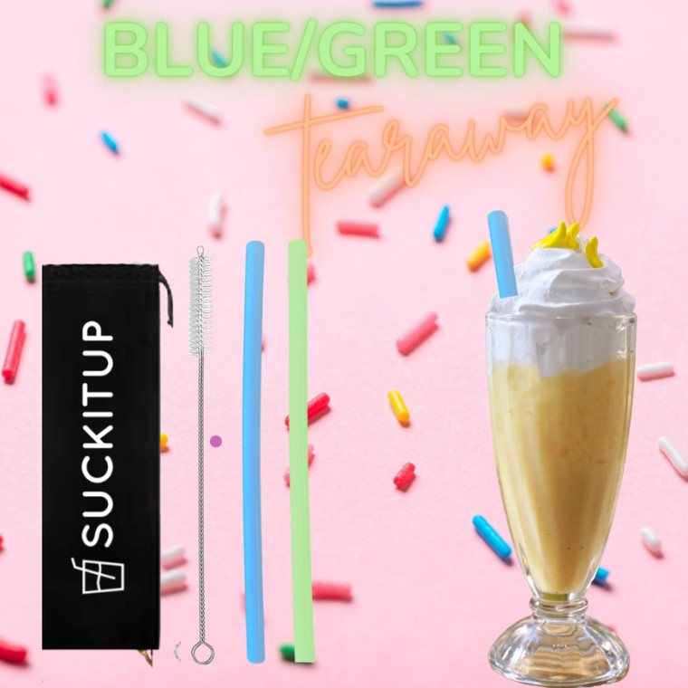Our Silicone Tearaway Straws are made with the end user in mind, quick cleaning on the spot and even better you can check that its clean before any use.