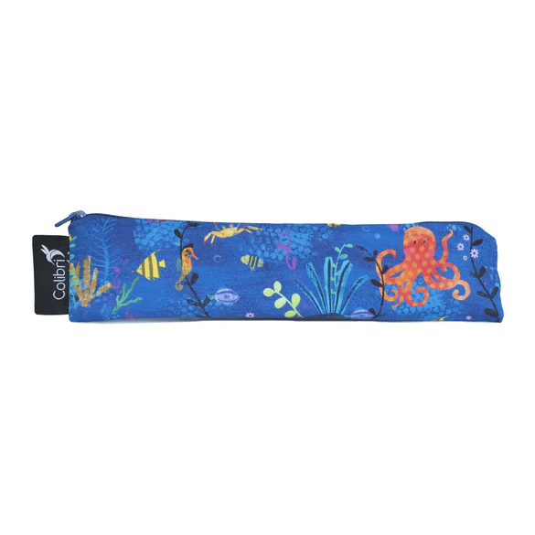 Measuring 2.5 x 11 inches, this unique size is perfect for reusable straws. Pop some veggies in or use it as a multi-purpose bag for utensils or toothbrush and toothpaste. Get creative!